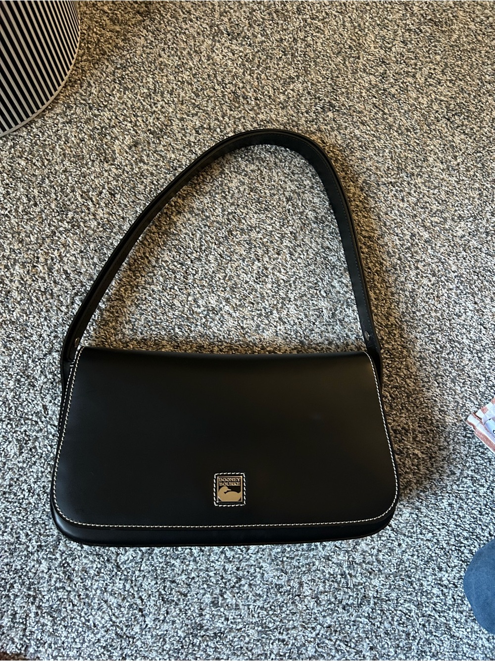 Dooney & Bourke Full Flap Black Shoulder Bag